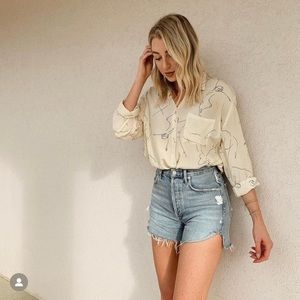 AGOLDE Dee Denim Shorts